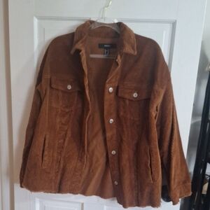 Forever 21 Brown Corduroy Jacket